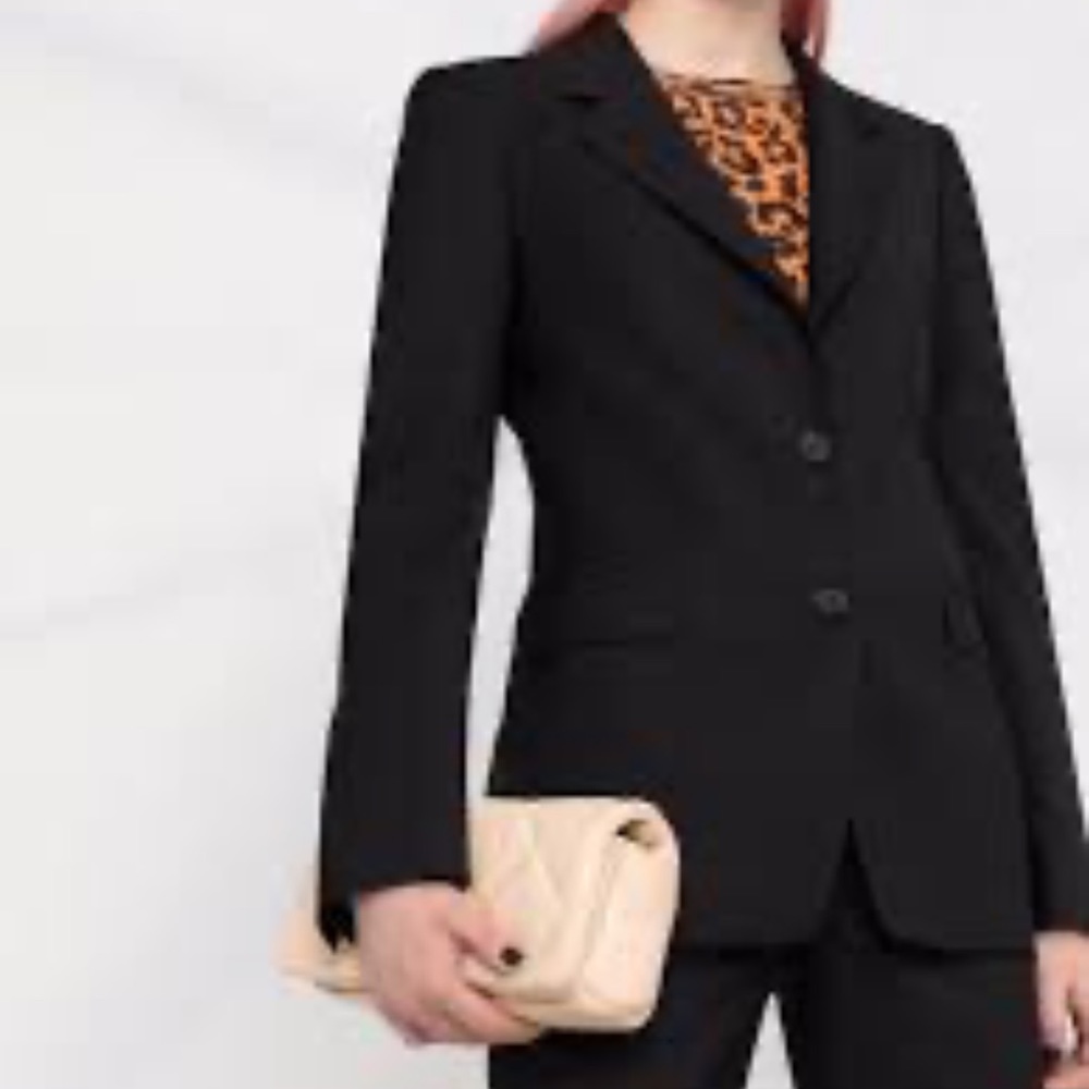 Vintage Black single-breasted tailored